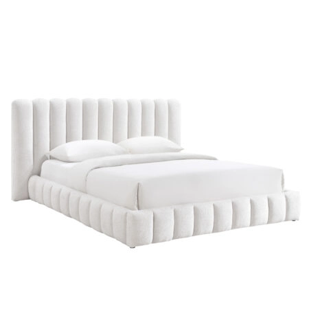 SAVAGIAR ΚΡΕΒΑΤΙ (ΓΙΑ ΣΤΡΩΜΑ 160x200cm) CREAM 210.5x220.5x109.7cm