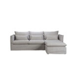 PROUD ΚΑΝΑΠΕΣ ΓΩΝΙΑ ΔΕΞΙΑ ΓΚΡΙ ΑΝΟΙΧΤΟ PUENTE 80 258x180x90