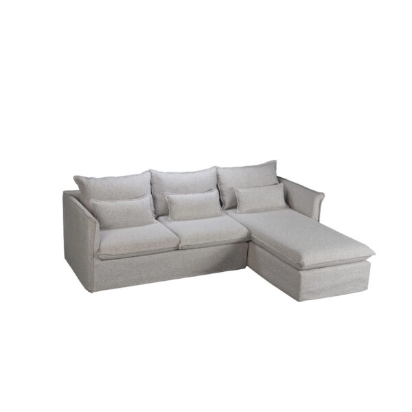 PROUD ΚΑΝΑΠΕΣ ΓΩΝΙΑ ΔΕΞΙΑ ΓΚΡΙ ΑΝΟΙΧΤΟ PUENTE 80 258x180x90