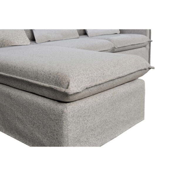 PROUD ΚΑΝΑΠΕΣ ΓΩΝΙΑ ΔΕΞΙΑ ΓΚΡΙ ΑΝΟΙΧΤΟ PUENTE 80 258x180x90