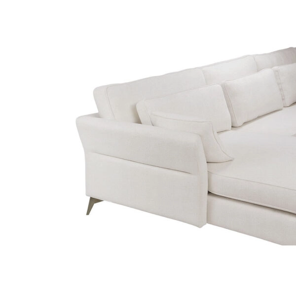 PARFAIT ΚΑΝΑΠΕΣ ΓΩΝΙΑ ΔΕΞΙΑ BEIGE LEGASY 15 307x185x92cm