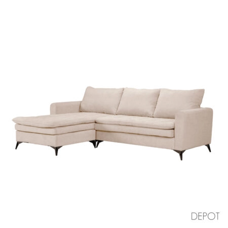 SCANDALO ΚΑΝΑΠΕΣ ΓΩΝΙΑ ΑΝΑΣΤΡΕΨΙΜΗ CREAM ASTI 1 265x188x99cm