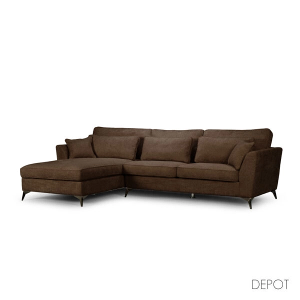 FOREVER ΚΑΝΑΠΕΣ ΓΩΝΙΑ ΑΡΙΣΤΕΡΗ MOCCA ΚΑΦΕ ANTHOLOGY 07 316x185x92cm