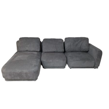 Artekko Cloud Γκρι Υφασμάτινος Πολυμορφικός Γωνιακός Καναπές με 3 Ανεξάρτητα Κομμάτια (98x95x68)cm (80x93x68)cm (92x157x68)cm 3pcs