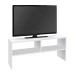 Έπιπλο τηλεόρασης Beirut Megapap χρώμα λευκό 80x30x40εκ.