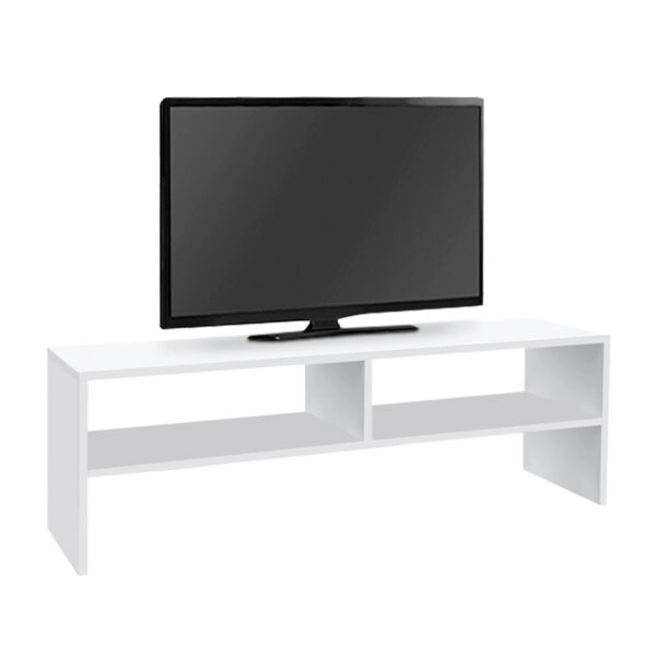 Έπιπλο τηλεόρασης Beirut Megapap χρώμα λευκό 150x30x40εκ.
