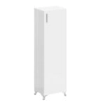 Ντουλάπι κουζίνας - μπάνιου Mine Megapap χρώμα λευκό 30x32x128εκ.