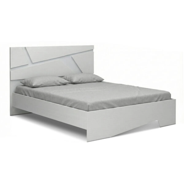 Κρεβάτι Efes Megapap χρώμα λευκό 160x200εκ.