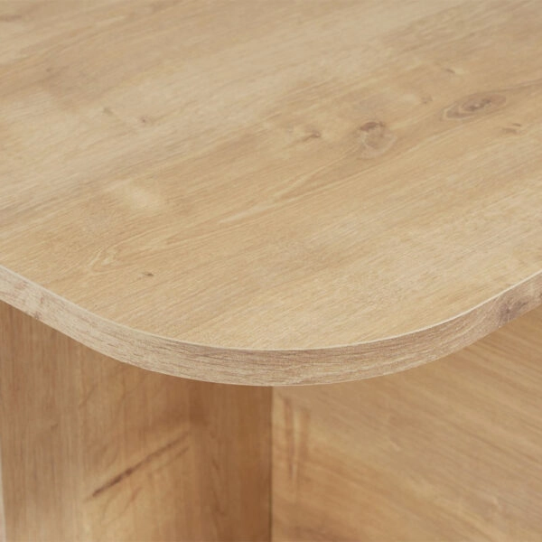 Τραπεζάκι σαλονιού Becaj Megapap χρώμα sapphire oak 120x60x41,4εκ.