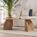 Τραπεζάκι σαλονιού Melina Megapap χρώμα sapphire oak 120x60x40εκ.