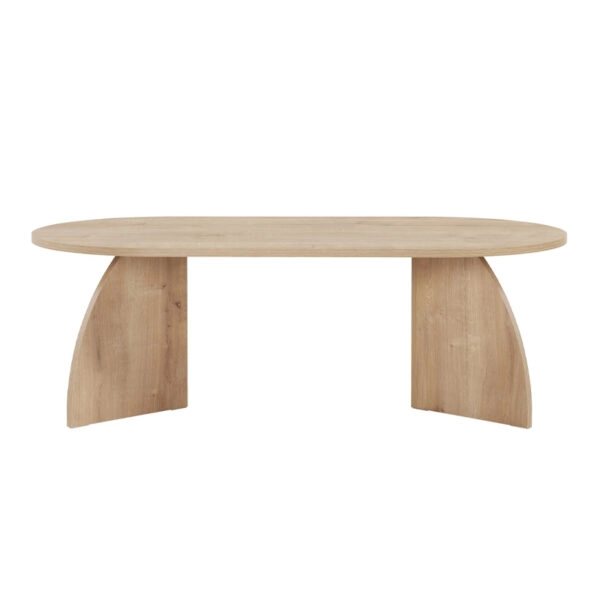 Τραπεζάκι σαλονιού Melina Megapap χρώμα sapphire oak 120x60x40εκ.