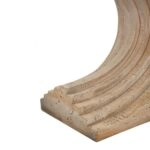 Artekko Arched Μπεζ Βοηθητικό Τραπέζι από Μαγνήσιο (41.5x31x57.5)cm