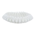 Artekko Coral Λευκό Διακοσμητικό Μπολ Ρητίνης (38x38x14)cm
