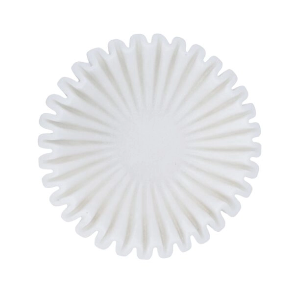 Artekko Coral Λευκό Διακοσμητικό Μπολ Ρητίνης (38x38x14)cm