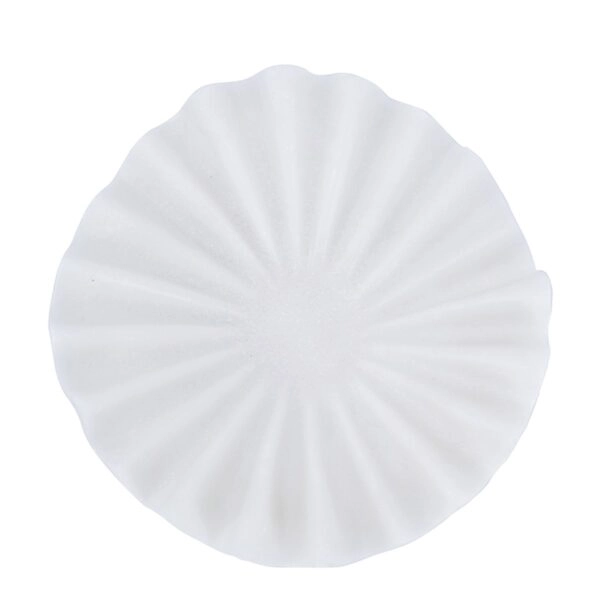 Artekko Coral Λευκό Διακοσμητικό Μπολ Ρητίνης (25x24.5x10)cm