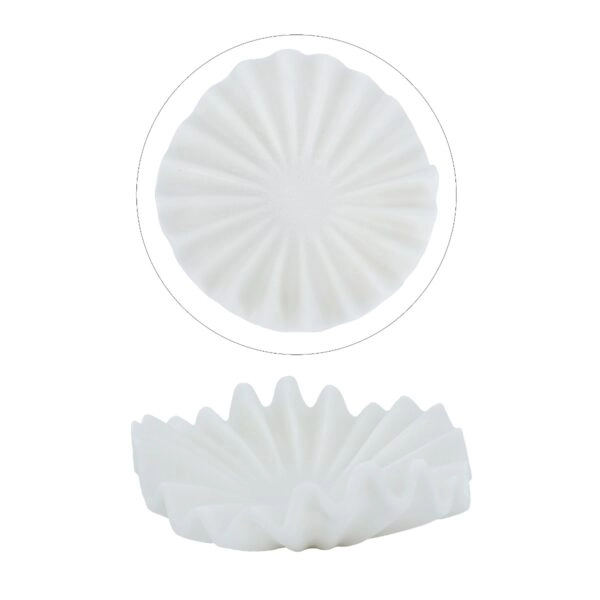 Artekko Coral Λευκό Διακοσμητικό Μπολ Ρητίνης (25x24.5x10)cm