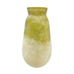 Artekko Frosted Γυάλινο Βάζο σε Πράσινο Απόχρωση (16.5x16.5x31.8)cm