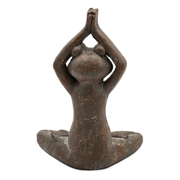 Artekko Animal Καφέ Διακοσμητικός Βάτραχος από Μαγνήσιο (29x38x17)cm