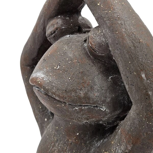 Artekko Animal Καφέ Διακοσμητικός Βάτραχος από Μαγνήσιο (29x38x17)cm