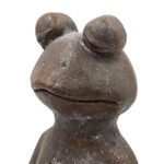 Artekko Animal Καφέ Διακοσμητικός Βάτραχος από Μαγνήσιο (30x18x34)cm