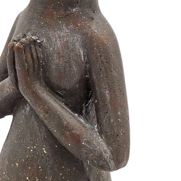 Artekko Animal Καφέ Διακοσμητικός Βάτραχος από Μαγνήσιο (30x18x34)cm