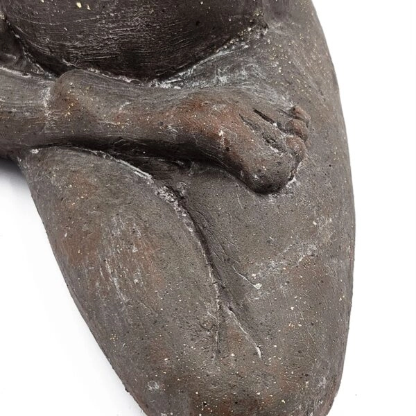 Artekko Animal Καφέ Διακοσμητικός Βάτραχος από Μαγνήσιο (30x18x34)cm