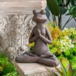 Artekko Animal Καφέ Διακοσμητικός Βάτραχος από Μαγνήσιο (30x18x34)cm