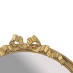 Artekko Dia Χρυσός Στρογγυλός MDF Καθρέπτης Τοίχου (76.3x4x81.5)cm