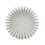 Artekko Coral Λευκό Διακοσμητικό Μπολ Ρητίνης (24.3x24.3x6.8)cm