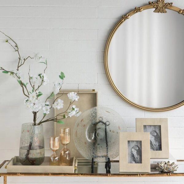 Artekko Twilight Γκρι Γυάλινο Διακοσμητικό Βάζο (16x16x27)cm