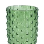 Artekko Glassy Πράσινο Γυάλινο Βάζο (21.5x21.5x32.6)cm