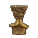 Artekko Statue Χρυσό Βοηθητικό Τραπέζι με Προτομή από Μαγνήσιο (35x34x50)cm