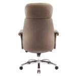 ΚΑΡΕΚΛΑ ΓΡΑΦΕΙΟΥ TOMLIN HM18358.02 ΜΠΕΖ-ΚΑΦΕ PU ΔΕΡΜΑ--ΒΑΣΗ ΧΡΩΜΙΟΥ 72x74x128Υεκ