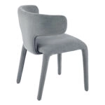 ΠΟΛΥΘΡΟΝΑ ΤΡΑΠΕΖΑΡΙΑΣ BIEN HM18361.01 ΑΝΟΙΧΤΟ ΓΚΡΙ ΥΦΑΣΜΑ 49,5x55,5x76Υ εκ.