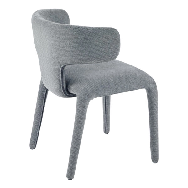 ΠΟΛΥΘΡΟΝΑ ΤΡΑΠΕΖΑΡΙΑΣ BIEN HM18361.01 ΑΝΟΙΧΤΟ ΓΚΡΙ ΥΦΑΣΜΑ 49,5x55,5x76Υ εκ.