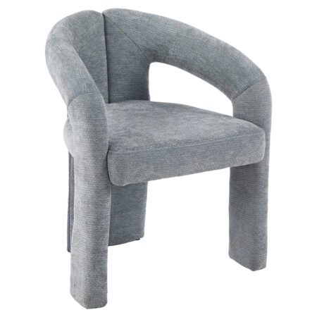 ΠΟΛΥΘΡΟΝΑ ΤΡΑΠΕΖΑΡΙΑΣ NEZA HM18362.01 ΑΝΟΙΧΤΟ ΓΚΡΙ ΥΦΑΣΜΑ 64x60x76