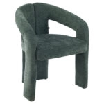 ΠΟΛΥΘΡΟΝΑ ΤΡΑΠΕΖΑΡΙΑΣ NEZA HM18362.04 ΠΡΑΣΙΝΟ ΥΦΑΣΜΑ 64x60x76,5Υεκ