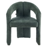 ΠΟΛΥΘΡΟΝΑ ΤΡΑΠΕΖΑΡΙΑΣ NEZA HM18362.04 ΠΡΑΣΙΝΟ ΥΦΑΣΜΑ 64x60x76,5Υεκ