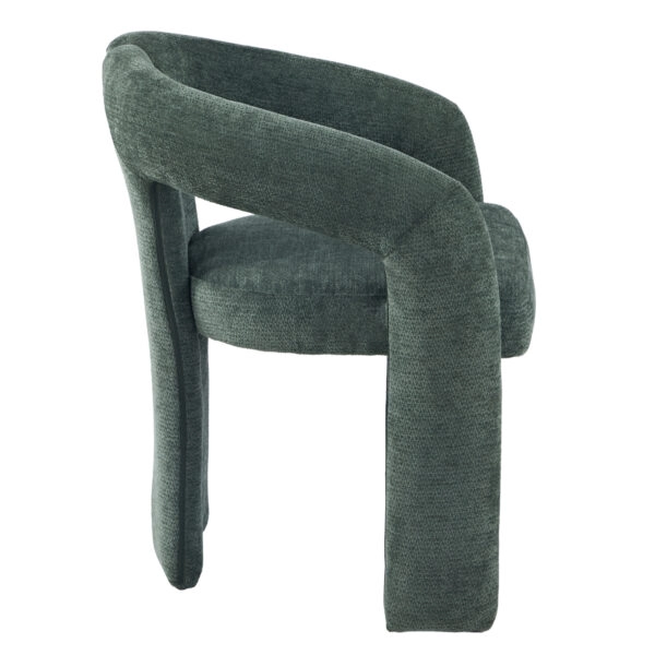 ΠΟΛΥΘΡΟΝΑ ΤΡΑΠΕΖΑΡΙΑΣ NEZA HM18362.04 ΠΡΑΣΙΝΟ ΥΦΑΣΜΑ 64x60x76,5Υεκ