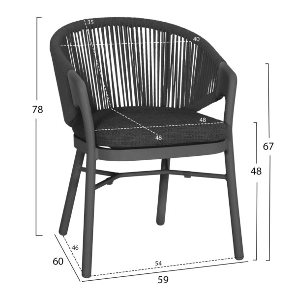 ΠΟΛΥΘΡΟΝΑ ΤΡΑΠΕΖΑΡΙΑΣ XANTION ΗM6472.01 ΓΚΡΙ ΑΛΟΥΜΙΝΙΟ-ΣΧΟΙΝΙ-ΜΑΞΙΛΑΡΙ 59x60x78Υεκ.