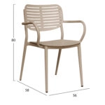 ΠΟΛΥΘΡΟΝΑ ΤΡΑΠΕΖΑΡΙΑΣ HILLIARD HM6644.04 ΑΛΟΥΜΙΝΙΟ ΣΕ ΣΑΜΠΑΝΙ 56x58x80Υεκ