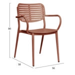 ΠΟΛΥΘΡΟΝΑ ΤΡΑΠΕΖΑΡΙΑΣ HILLIARD HM6644.08 ΑΛΟΥΜΙΝΙΟ ΣΕ ΚΕΡΑΜΙΔΙ 56x58x80Υεκ