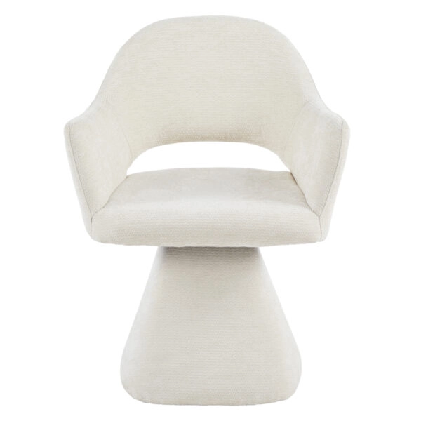 ΠΟΛΥΘΡΟΝΑ ΤΡΑΠΕΖΑΡΙΑΣ ΠΕΡΙΣΤΡΕΦΟΜΕΝΗ SIMA HM18360.02 ΕΚΡΟΥ ΥΦΑΣΜΑ 64x61x84,5Υεκ