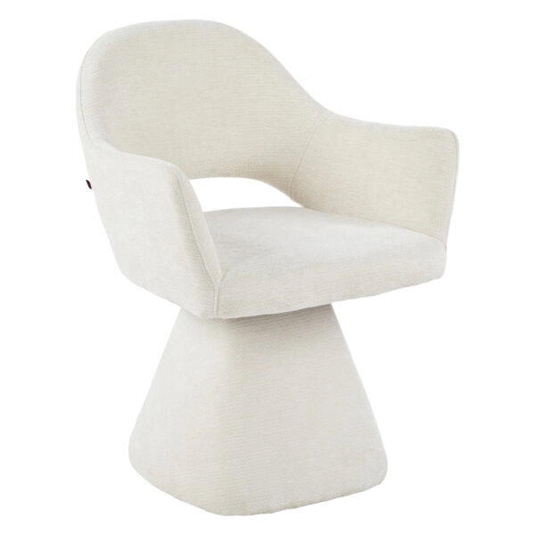 ΠΟΛΥΘΡΟΝΑ ΤΡΑΠΕΖΑΡΙΑΣ ΠΕΡΙΣΤΡΕΦΟΜΕΝΗ SIMA HM18360.02 ΕΚΡΟΥ ΥΦΑΣΜΑ 64x61x84,5Υεκ