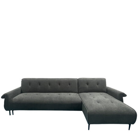 Καναπές Κρεβάτι Γωνιακός Αναστρέψιμος ArteLibre SOMERO Σκούρο Γκρι 286x144x84cm