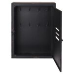 Κλειδοθήκη ‘Cargo’ 8 Θέσεων Μαύρο Μέταλλο 23x9x30cm