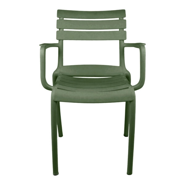 Πολυθρόνα Almea στοιβαζόμενη pp λαδί 58x56x82εκ