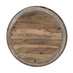 Artekko Jali Καφέ Ξύλινο Τραπέζι Σαλονιού (93x93x46)cm