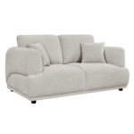 ΚΑΝΑΠΕΣ 2-ΘΕΣΙΟΣ STRUCTO HM3330.02 ΑΝΟΙΧΤΟ ΜΠΕΖ ΥΦΑΣΜΑ 168x94x88Υεκ.