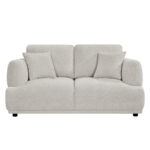 ΚΑΝΑΠΕΣ 2-ΘΕΣΙΟΣ STRUCTO HM3330.02 ΑΝΟΙΧΤΟ ΜΠΕΖ ΥΦΑΣΜΑ 168x94x88Υεκ.